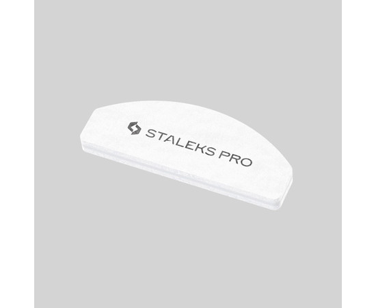 Изображение 6 Бафф для маникюра Staleks Pro mini EXPERT 41 полумесяц 100/180 грит, 20 шт (одноразовый)