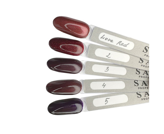 Изображение 3 Гель-лак Saga Love Red №03, 10 мл, Объем (мл, г): 10, Цвет: 03