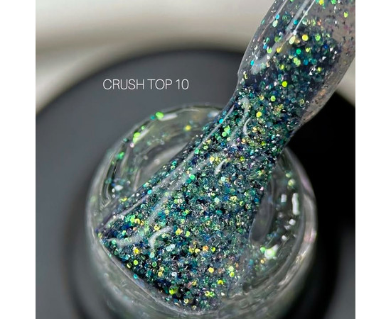 Зображення 3 Топ світловідбивний для гель-лаку Saga Professional Top Crush №10, 10 мл