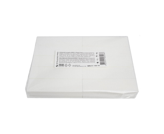 Изображение 8 Бафф для маникюра Staleks Pro EXPERT 51 прямоугольный 150 грит, 10 шт (одноразовый)