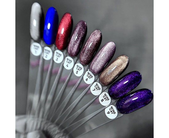 Изображение 2 Гель-лак Saga Wine Cat №10 (изумрудный), 10 мл, Объем (мл, г): 10, Цвет: 10