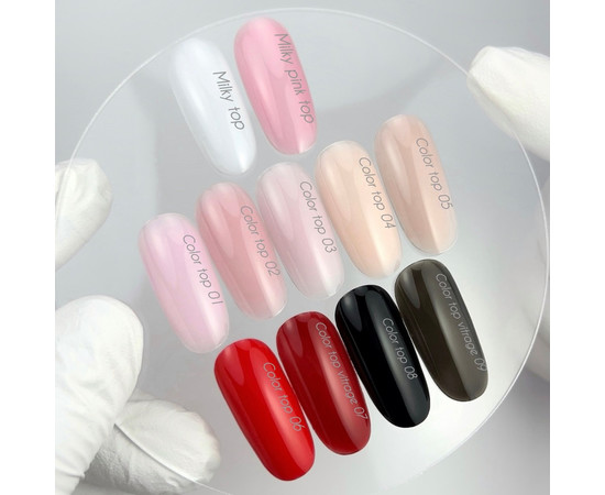 Зображення 8 Nails of the Day Color top 06 – класичний насичений червоний топ, 10 мл штрих, Об'єм (мл, г): 10, Колір: 06