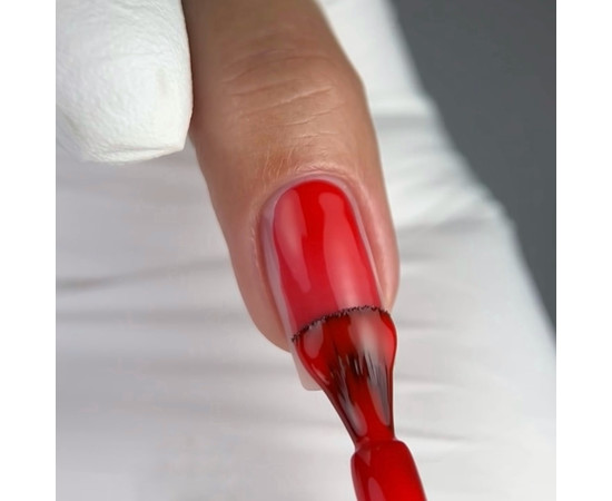 Зображення 5 Nails of the Day Color top 06 – класичний насичений червоний топ, 10 мл штрих, Об'єм (мл, г): 10, Колір: 06