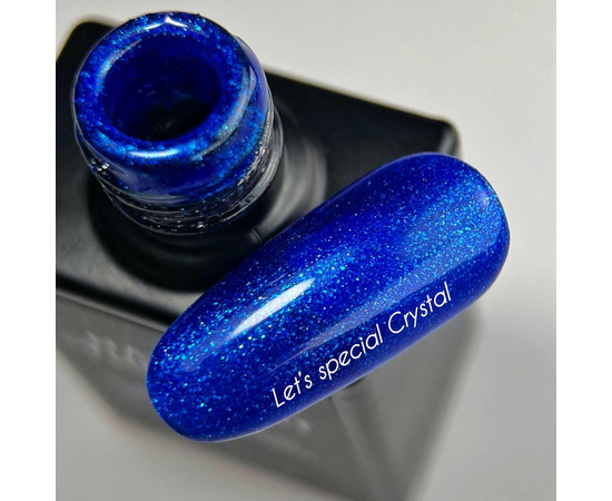 Зображення 2 Nails of the Day Let’s special Crystal – глибокий синій із дрібним шимером гель–лак для нігтів, що перекриває в один шар, 10 мл, Об'єм (мл, г): 10, Колір: Crystal