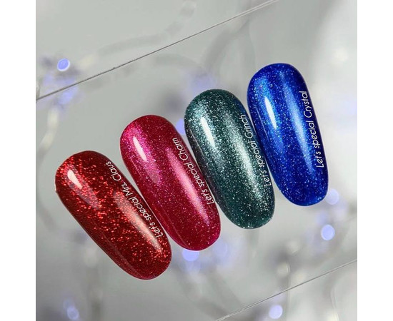 Зображення 3 Nails of the Day Let’s special Crystal – глибокий синій із дрібним шимером гель–лак для нігтів, що перекриває в один шар, 10 мл, Об'єм (мл, г): 10, Колір: Crystal