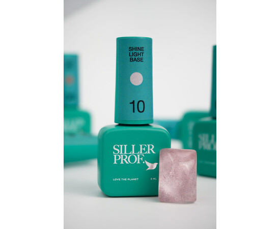 Изображение 5 База для гель-лака Siller Shine Light Base №10, 8 мл, Объем (мл, г): 8, Цвет: 10