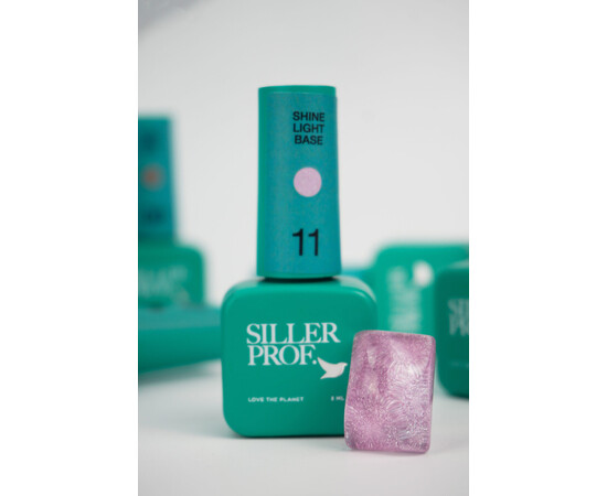 Изображение 5 База для гель-лака Siller Shine Light Base №11, 8 мл, Объем (мл, г): 8, Цвет: 11