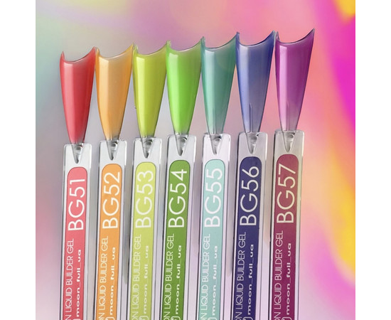 Зображення 2 Гель моделюючий Moon Full Liquid Builder Gel №BG51, 15 мл, Об'єм (мл, г): 15, Колір: BG51