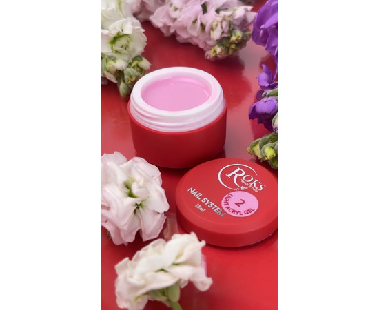 Изображение 2 Жидкий акрил-гель Roks Light Acryl Gel №2, 30 мл, Объем (мл, г): 30, Цвет: 02