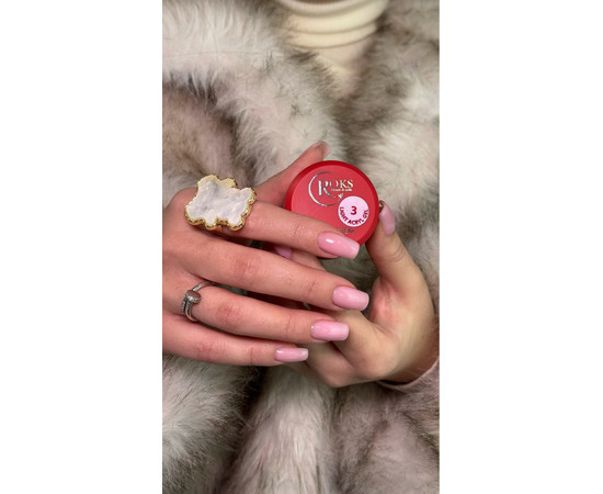 Зображення 3 Рідкий акрил-гель Roks Light Acryl Gel №3, 30 мл, Об'єм (мл, г): 30, Колір: 03