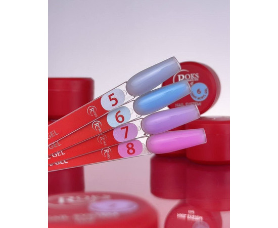 Изображение 5 Жидкий акрил-гель Roks Light Acryl Gel №6, 30 мл, Объем (мл, г): 30, Цвет: 06