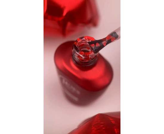 Изображение 2 Топ с красными сердечками Roks Crazy In Love Red, 8 мл, Объем (мл, г): 8, Цвет: Red