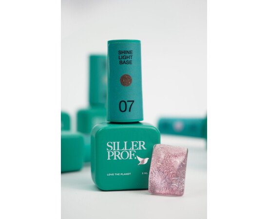 Изображение 5 База для гель-лака Siller Shine Light Base №07, 8 мл, Объем (мл, г): 8, Цвет: 07