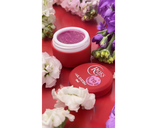 Зображення 2 Рідкий акрил-гель Roks Light Acryl Gel №10, 30 мл, Об'єм (мл, г): 30, Колір: 10