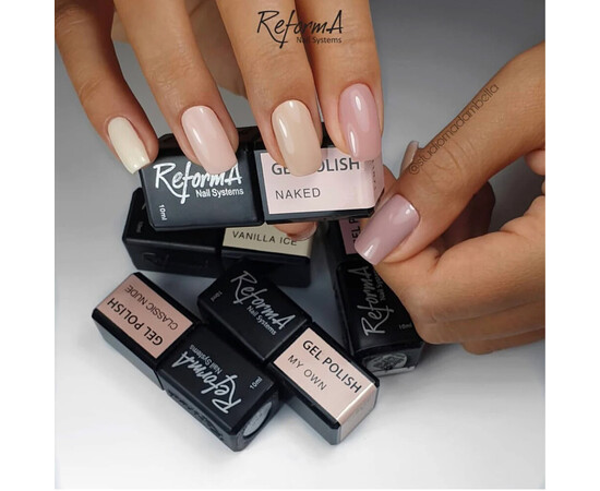 Зображення 3 Гель-лак для нігтів ReformA Naked, 10 мл, Об'єм (мл, г): 10, Колір: Naked