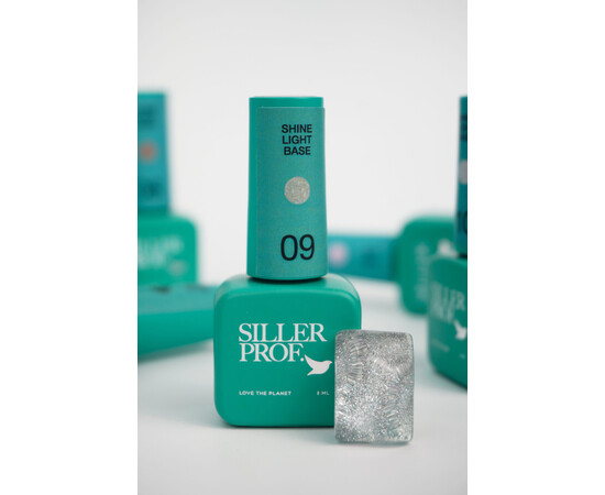 Изображение 5 База для гель-лака Siller Shine Light Base №09, 8 мл, Объем (мл, г): 8, Цвет: 09