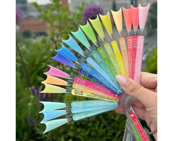 Зображення 2 Кольорова база Moon Full Amazing Tutti Frutti Color Base №3105, 12 мл, Об'єм (мл, г): 12, Колір: 3105