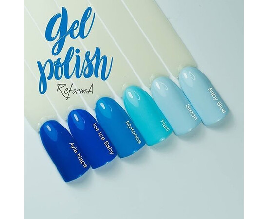 Изображение 3 Гель-лак для ногтей ReformA Ice Ice Baby, 10 мл, Объем (мл, г): 10, Цвет: Ice Ice Baby