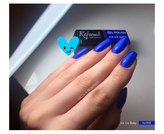 Изображение 4 Гель-лак для ногтей ReformA Ice Ice Baby, 10 мл, Объем (мл, г): 10, Цвет: Ice Ice Baby