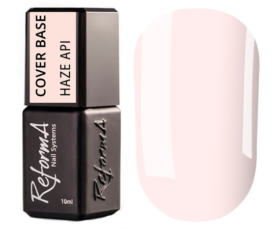 Зображення 2 Камуфлююча база для нігтів ReformA Cover Base Haze API, 10 мл, Об'єм (мл, г): 10, Колір: Haze