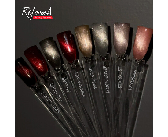 Изображение 4 Гель-лак для ногтей ReformA Silk Cats Night Secret, 10 мл, Объем (мл, г): 10, Цвет: Night Secret