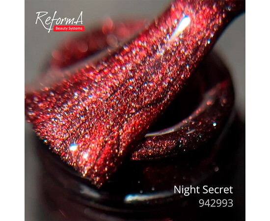 Изображение 3 Гель-лак для ногтей ReformA Silk Cats Night Secret, 10 мл, Объем (мл, г): 10, Цвет: Night Secret
