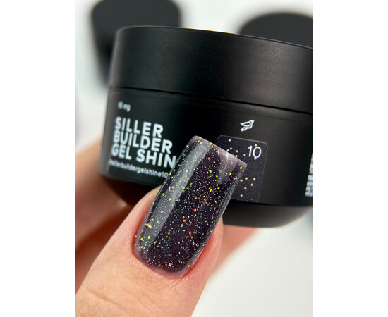 Изображение 2 Гель камуфлирующий Siller Gel Shine №10, 15 мл, Объем (мл, г): 15, Цвет: 10