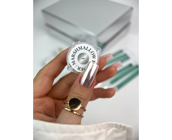 Изображение 3 Втирка для ногтей Siller Marsmallow Powder №06, 3 г, Объем (мл, г): 3, Цвет: 06