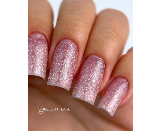 Изображение 4 База для гель-лака Siller Shine Light Base №07, 8 мл, Объем (мл, г): 8, Цвет: 07