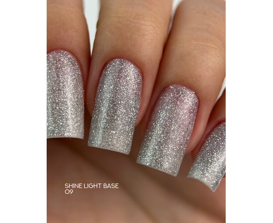 Изображение 4 База для гель-лака Siller Shine Light Base №09, 8 мл, Объем (мл, г): 8, Цвет: 09