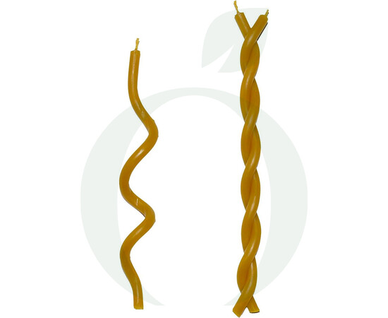 Зображення 3 Свічка церковна із бджолиного воску №140 діаметр 5 мм, 16 см, 350шт, Кількість в упаковці (шт): 350