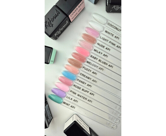 Зображення 3 Камуфлююча база для нігтів ReformA Cover Base Nude API, 50 г, Об'єм (мл, г): 50, Колір: Nude