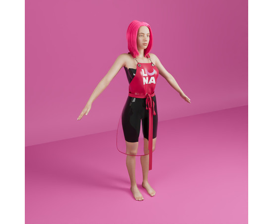 Зображення 2 Фартух брендовий водовідштовхувальний LUNAMoon, рожевий 