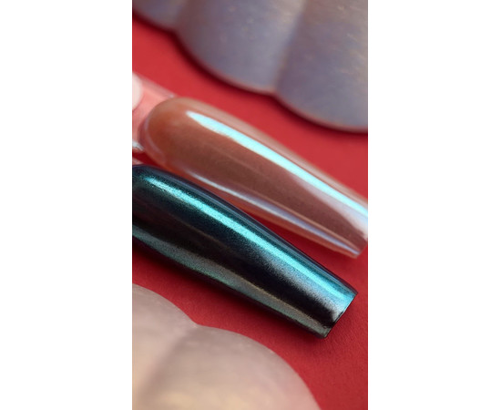 Зображення 2 Рідка втірка для нігтів Roks Liquid Chrome Powder №2, 5 г, Об'єм (мл, г): 5, Колір: 02