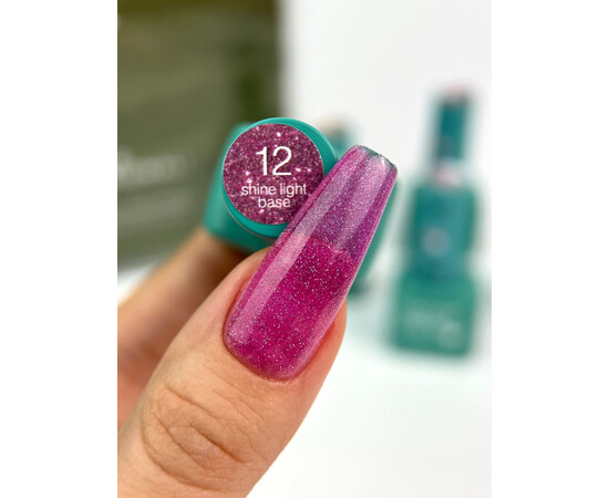 Изображение 2 База для гель-лака Siller Shine Light Base №12, 8 мл, Объем (мл, г): 8, Цвет: 12