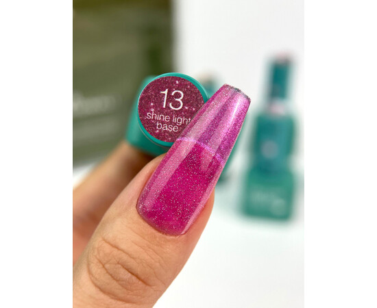 Изображение 2 База для гель-лака Siller Shine Light Base №13, 8 мл, Объем (мл, г): 8, Цвет: 13