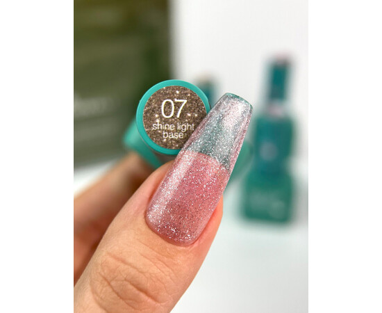 Изображение 2 База для гель-лака Siller Shine Light Base №07, 8 мл, Объем (мл, г): 8, Цвет: 07