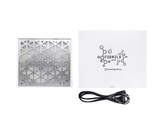 Зображення 10 Настільна витяжка для манікюру з фільтром НЕРА Formula Profi "PRO" біла, 52 Вт