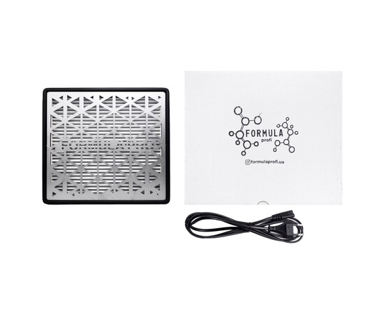 Зображення 12 Настільна витяжка для манікюру з фільтром НЕРА Formula Profi "PRO" чорна, 52 Вт