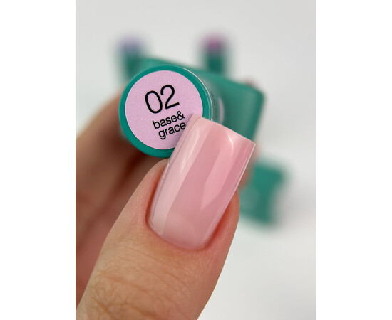 Изображение 2 База камуфлирующая для гель-лака Siller Base&Grase №02, 8 мл, Объем (мл, г): 8, Цвет: 02