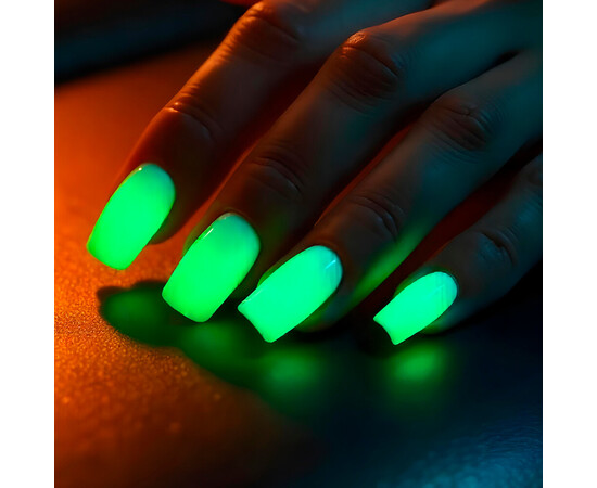 Изображение 2 Флуоресцентный топ с УФ-фильтром без липкого слоя PNB Glow in Night Top, 8 мл 