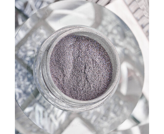 Зображення 5 Суха втирка з голографічним ефектом для дизайну нігтів PNB Prism, 1 г