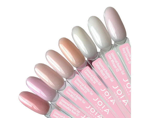 Изображение 2 Универсальный моделирующий гель JOIA vegan Universal Builder Gel №06 Ivory mist, 15 мл, Объем (мл, г): 15, Цвет: 06
