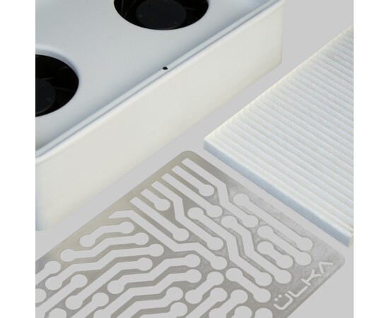 Изображение 6 Вытяжка для маникюра настольная 2 винта ÜLKA Nano 58 Вт, белая