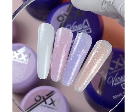 Изображение 3 Моделирующий гель для ногтей с поталью Oxxi Professional Versal Builder Gel №03, 30 мл, Объем (мл, г): 30, Цвет: 03