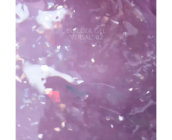 Зображення 2 Моделюючий гель для нігтів з поталлю Oxxi Professional Versal Builder Gel №02, 15 мл, Об'єм (мл, г): 15, Колір: 02