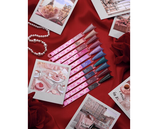 Изображение 4 Гель для донаращивания и укрепления ногтей Pinx Liquid builder Gel Paris Chic 010, 8 мл, Объем (мл, г): 8, Цвет: 010