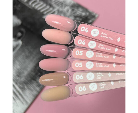 Зображення 2 Siller Bottle Gel №4 гель (блідо-персиковий), 15 мл, Об'єм (мл, г): 15, Колір: 004