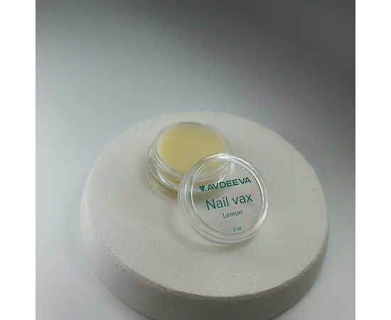 Изображение 2 Воск для ногтей Victoria Avdeeva Nail Vax Lemon, 3 мл