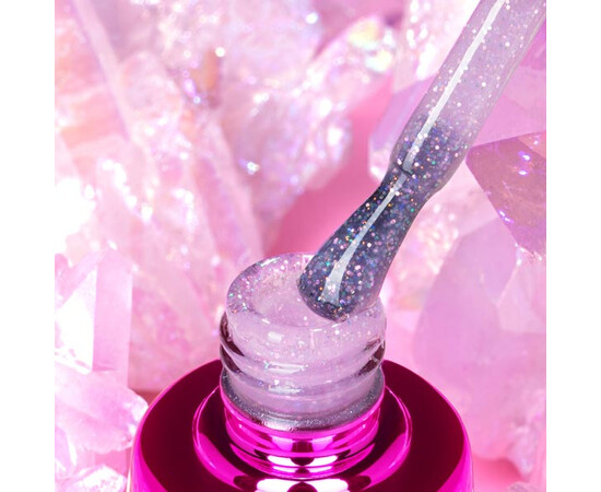 Зображення 2 Камуфлююча база з шимером Pinx Cover Base Cristal Magic 004, 8 мл, Об'єм (мл, г): 8, Колір: 004